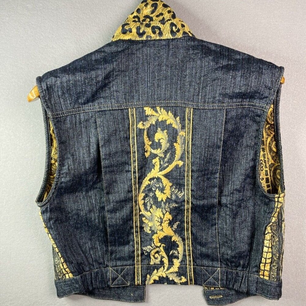 Vintage Opal Lorraine Wardy Vest Women Size M Cowgirl Boho Retro 1980s USA Texas - Picture 9 of 15